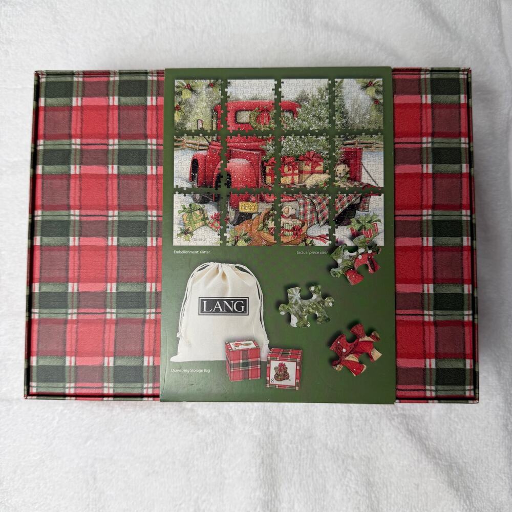LANG Santa’s Truck Christmas Countdown Puzzle 12 Days Advent NEW Sealed 2022 - Picture 3 of 5